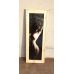 Банная дверь ПО-14 «Девушка» Бронза (Осина)