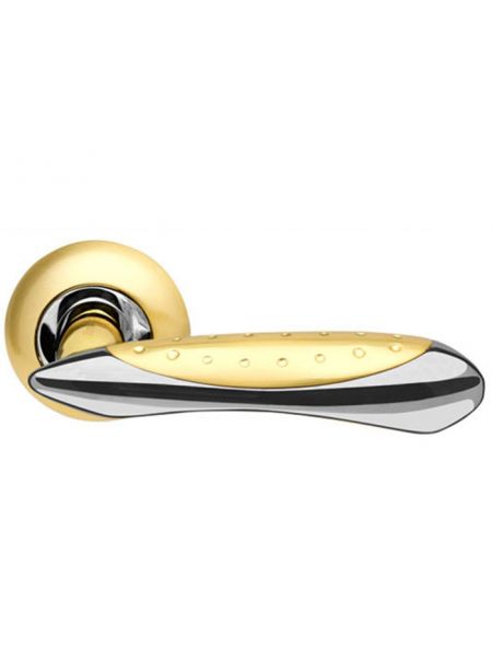 Дверная ручка Armadillo Corvus LD35-1SG/CP-1 (Матовое золото/хром)