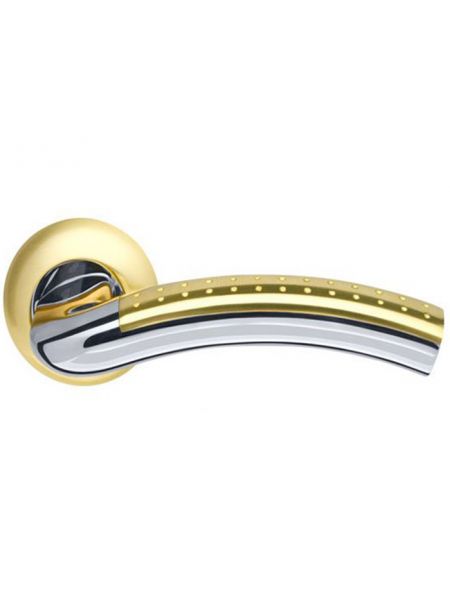 Дверная ручка Armadillo Libra LD26-1SG/CP-1 (Матовое золото/хром)