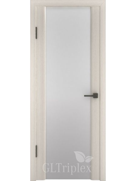 Межкомнатная дверь ВФД GL Triplex 2 (Капучино - Стекло триплекс)