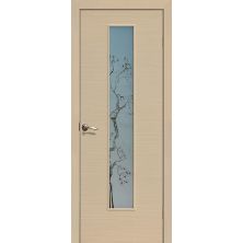 Межкомнатные двери ПО Сакура (Беленый дуб)