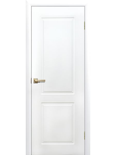 Межкомнатная дверь ПГ Квартет (Белая)