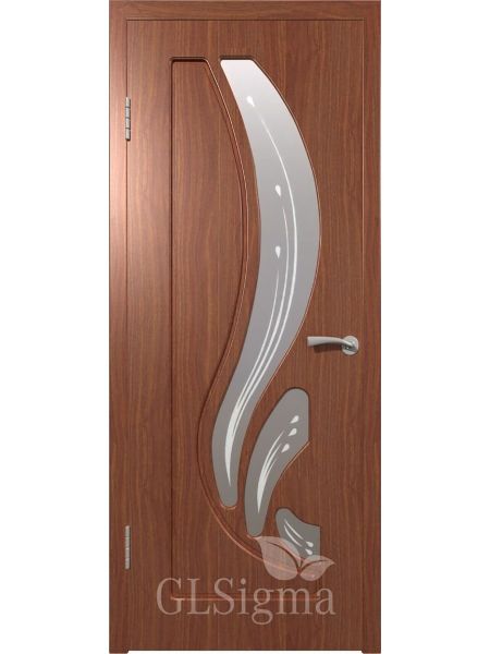 Межкомнатная дверь ВФД GL Sigma 82 ПО (Итальянский орех)