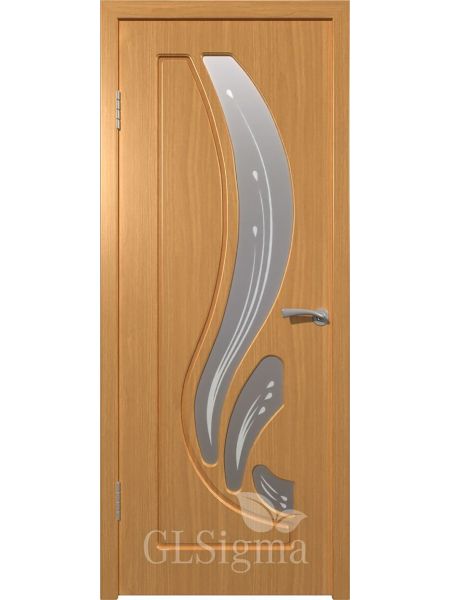 Межкомнатная дверь ВФД GL Sigma 82 ПО (Миланский орех)