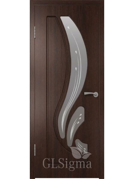 Межкомнатная дверь ВФД GL Sigma 82 ПО (Венге)
