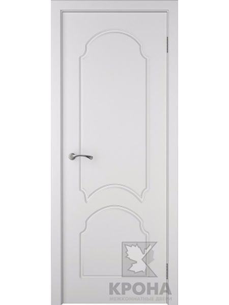 Межкомнатная дверь Крона ПГ Соната (Белая эмаль)