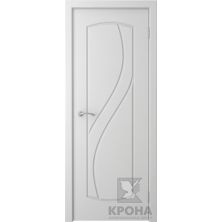 Межкомнатные двери Крона ПГ Венера (Белая эмаль)