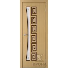 Межкомнатные двери Крона ПО Греция (Дуб)