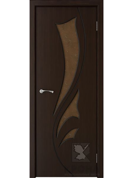 Межкомнатная дверь Крона ПО Лидия (Темный шоколад)
