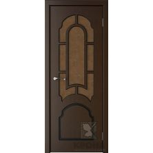 Межкомнатные двери Крона ПО Соната (Венге)