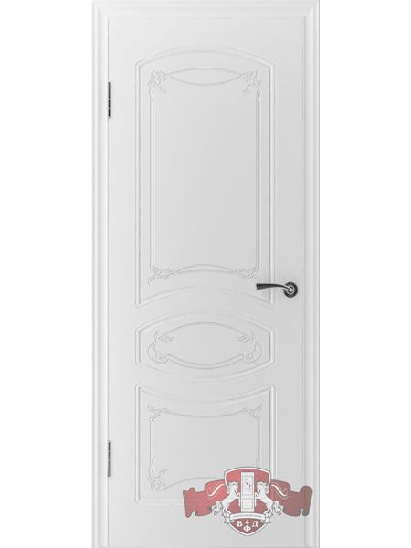 Межкомнатная дверь ВФД Версаль 13ДГ0 (Белая эмаль)