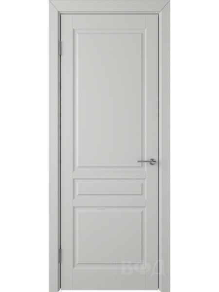 Межкомнатная дверь ВФД Стокгольм 56ДГ02 (Светло-серая эмаль)