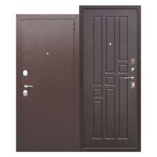 Входная дверь Ferroni - Гарда 8 мм (Медный антик / Венге)