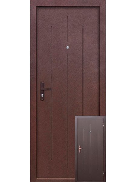 Входная дверь Стройгост 5-1 Металл/металл (Внутреннее открывание)