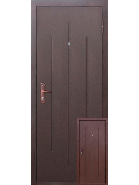 Входная дверь Стройгост 5-1 Металл/металл