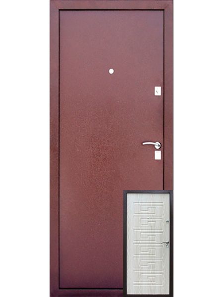 Входная дверь Уральские двери УД-105 (Беленый дуб)